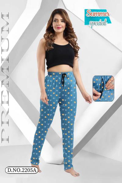 SUMMER SPECIAL VOL 3205 WOMEN PRINTED NIGHT PANT WHOLESALER